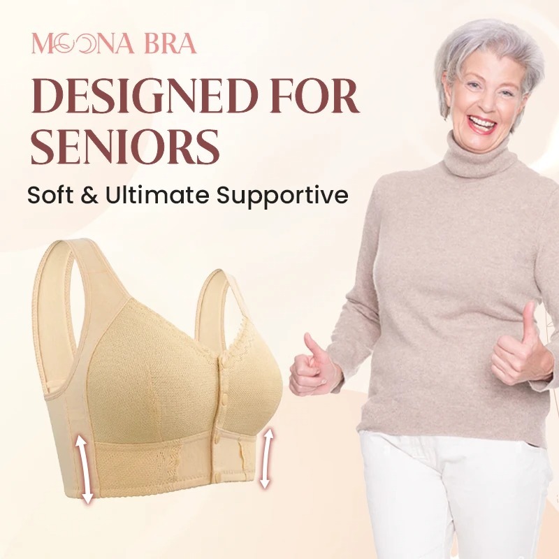🎁 2025 Mother's Day Special 🌸New Front Closure Breathable Bra for Seniors