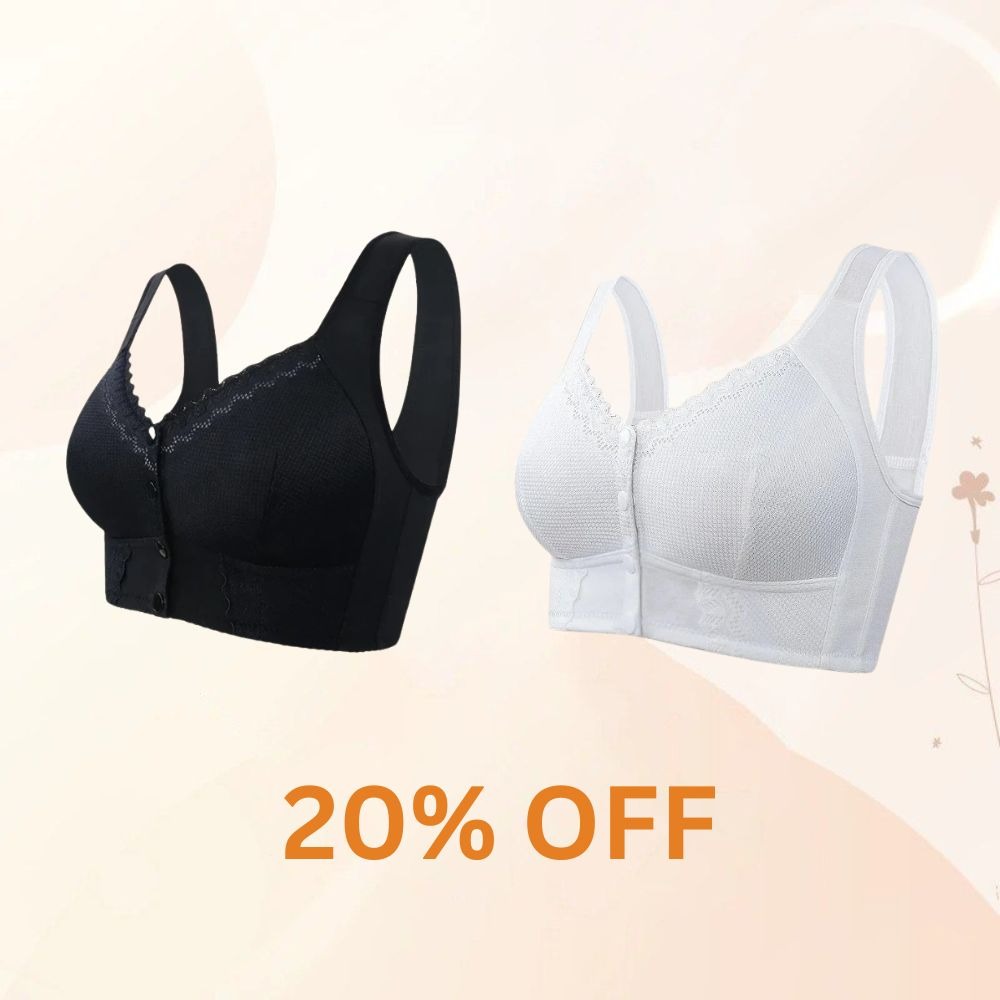 🎁 2025 Mother's Day Special 🌸New Front Closure Breathable Bra for Seniors