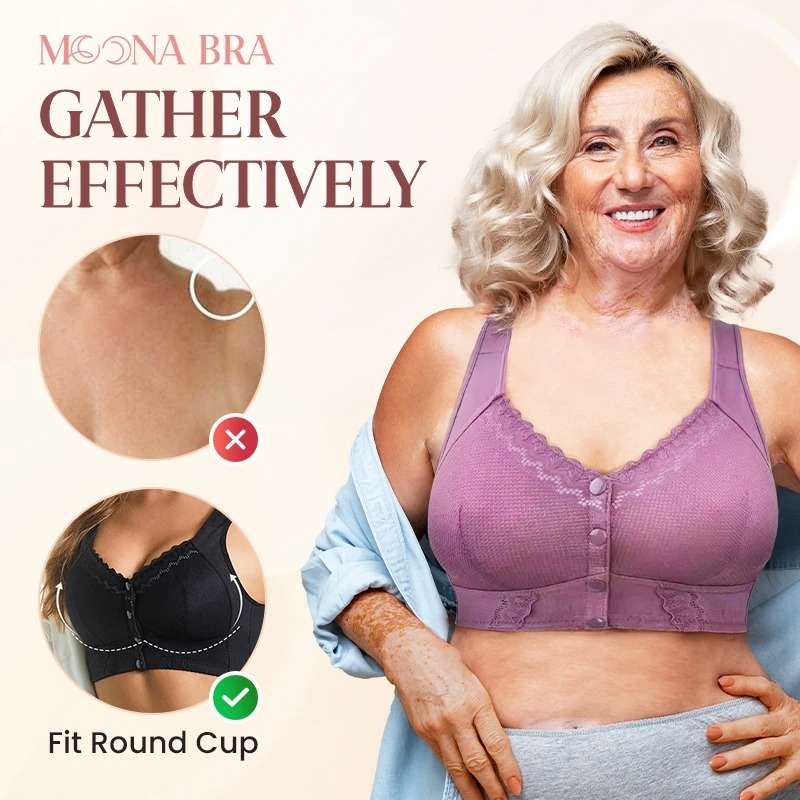 🎁 2025 Mother's Day Special 🌸New Front Closure Breathable Bra for Seniors